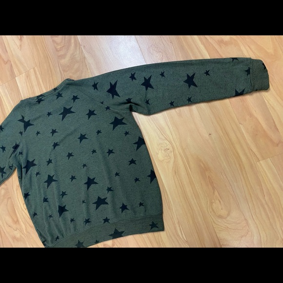 Women’s Buffalo David Bitton Olive Green Long Sleeve Crewneck Shirt S - Picture 7 of 9